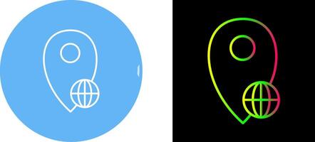 Global Locations Icon Design vector