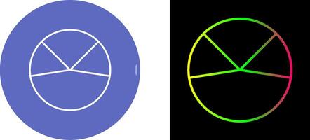 Pie Chart Analysis Icon Design vector