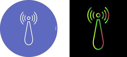 Non Ionizing Radiation Icon Design vector