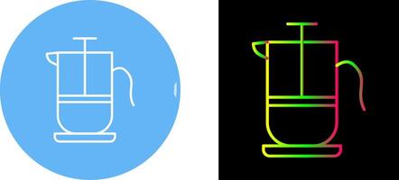 French Press Icon Design vector