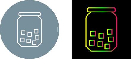Sugar Bottle Icon Design vector