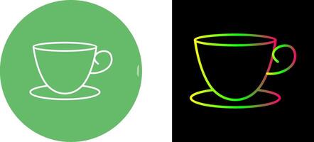 Tea Cup Icon Design vector