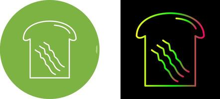 Toast Icon Design vector