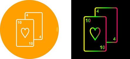 Playing Cards Icon Design vector