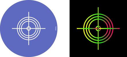 Unique Target Icon Design vector
