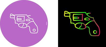 Unique Revolver Icon Design vector