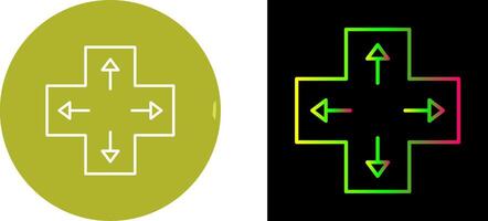 Unique Direction Keys Icon Design vector