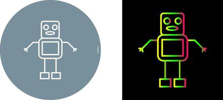 Unique Robot Icon Design vector