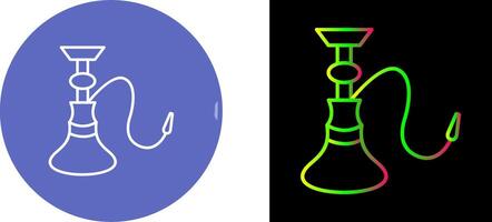 Unique Hookah Icon Design vector