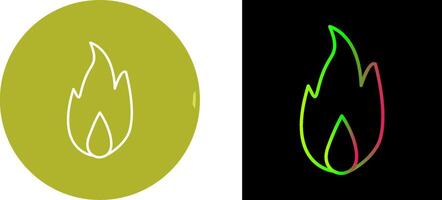 Unique Fire Icon Design vector