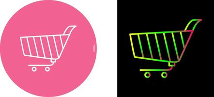 Unique Shopping Cart Icon Design vector