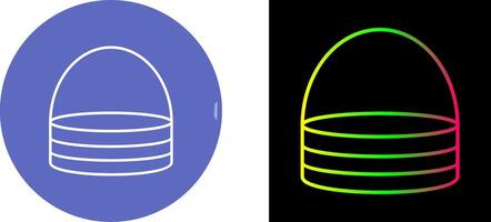 Unique Basket Icon Design vector