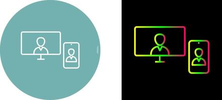 Unique Call Icon Design vector