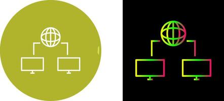 Unique Internet Connectivity Icon Design vector