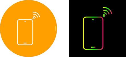 Unique Connected Device Icon Design vector