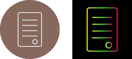 Unique Reports Icon Design vector