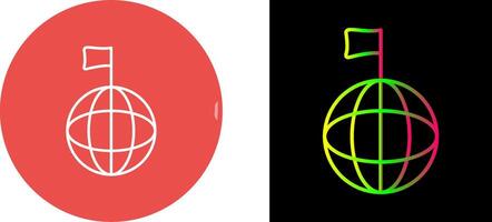 Unique Global Signals Icon Design vector