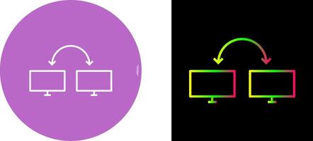 Unique Connected Systems Icon Design vector