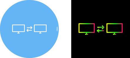 Unique Sharing Systems Icon Design vector