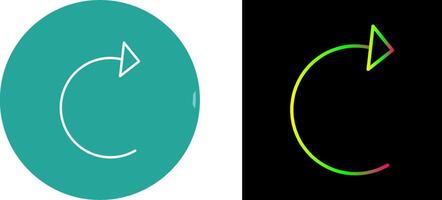 Unique Reload Icon Design vector