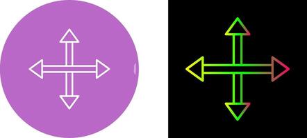 Unique Move Icon Design vector