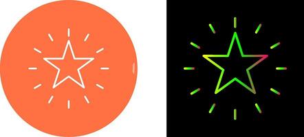 Unique Star Icon Design vector
