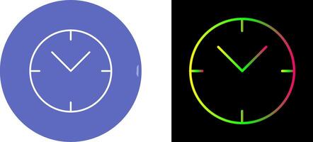 único reloj icono diseño vector