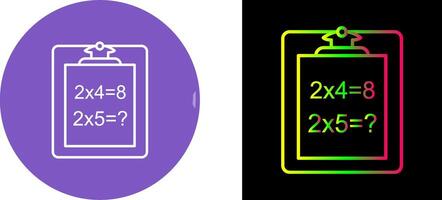Unique Solving Question Icon Design vector