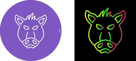 Pig Icon Design vector