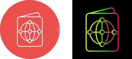 Passport Icon Design vector