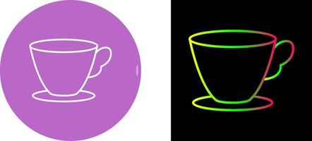 Tea Cup Icon Design vector