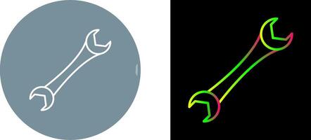 Spanner Icon Design vector
