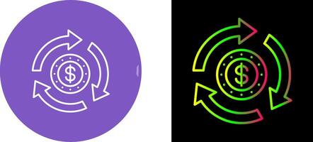 Turnover Icon Design vector