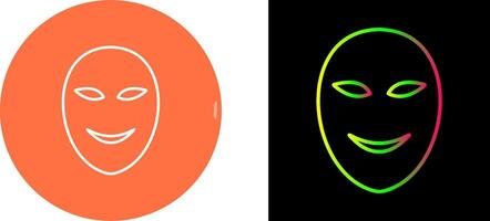 Ancient Face Mask Icon Design vector