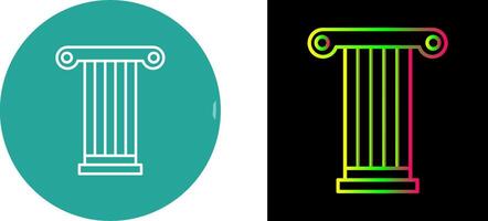 Pillar Icon Design vector