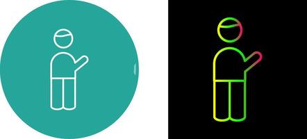 Museum Guide Icon Design vector