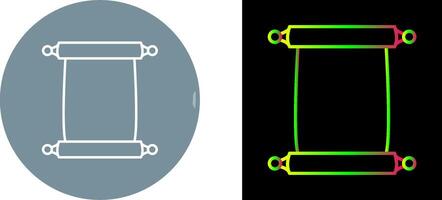 Scroll of Paper Icon Design vector