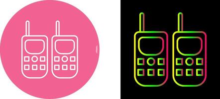 Walkie Talkie Icon Design vector