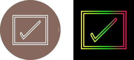 Checkbox Icon Design vector