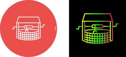 Water Well Icon Design vector