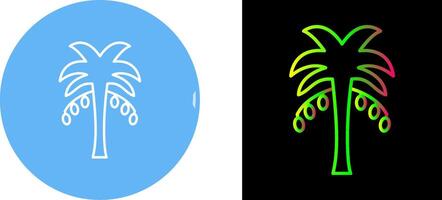 Coconut trees Icon Design vector