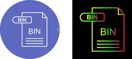 BIN Icon Design vector