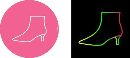 Boots with Heels Icon Design vector