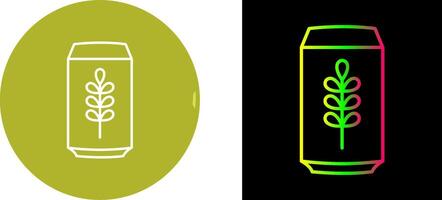 Beer Can Icon Design vector