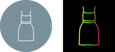 Cocktail Dress Icon Design vector