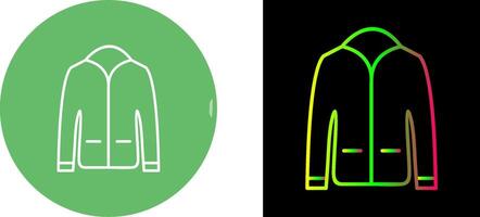Men's Jacket Icon Design vector