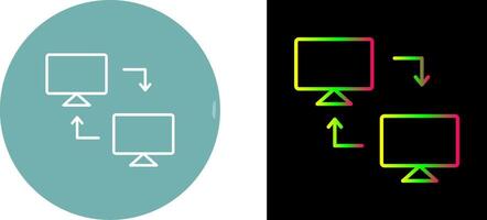 Sharing Systems Icon Design vector