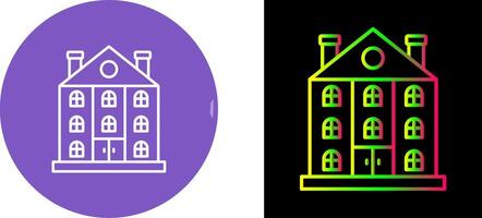 Mansion Icon Design vector