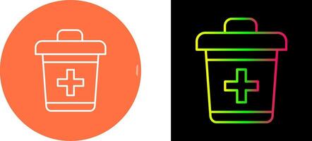 Dustbin Icon Design vector