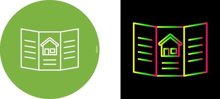 Brochure Icon Design vector